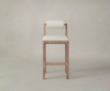 Whitewash Reade Dining Stool Chair